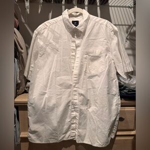 H&M Men's Off-White Casual Button Down Shirt